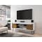 Manhattan Comfort Bradley 62.99 TV Stand, White and Rustic Brown 228BMC69 - alternate 10